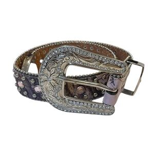 Nocona Girls Western Belt Pink size 18